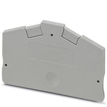Phoenix Contact Terminal Block End Cover; D-PTS 1.5/S; 2.2mm Width; Gray
